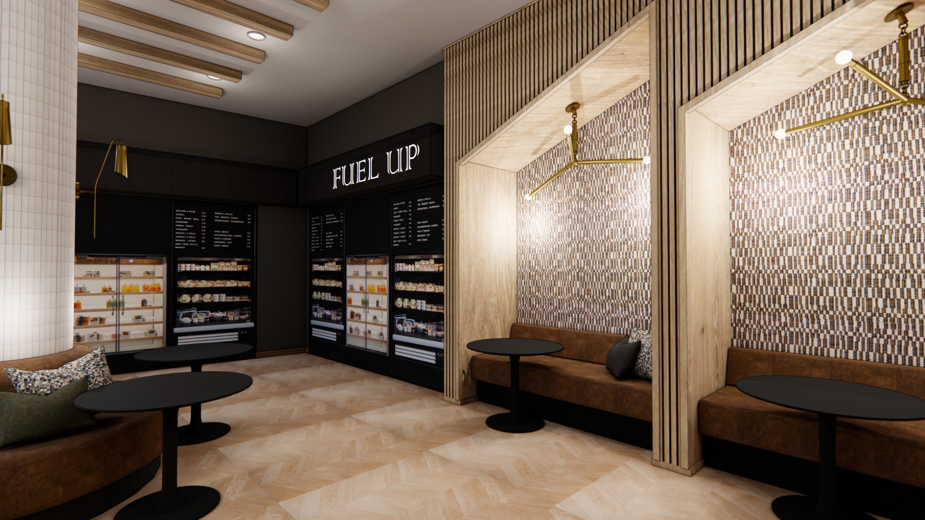 Grab-and-go cafe for residents at Honcho student apartments